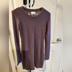 XS Wilfred Free brown long sleeve dress